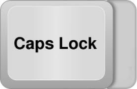 Отключить Caps Lock