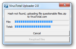 VirusTotal results